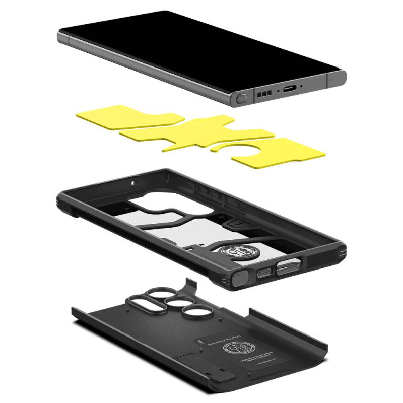 Spigen Tough Armor - Hülle für Samsung Galaxy S23 Ultra (schwarz) – Produktabbildung 5
