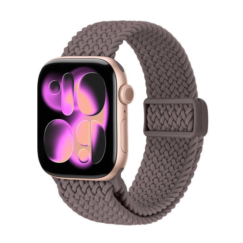 Crong Wave Band - gestrickt Armband für Apple Watch 38/40/41/42 mm (braun)