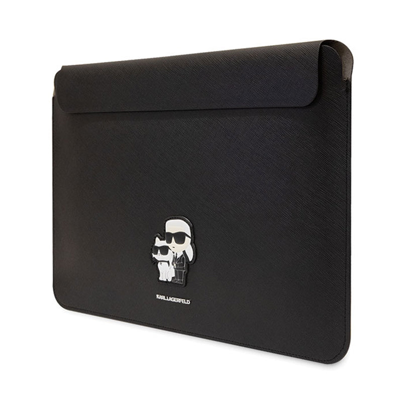 Karl Lagerfeld NFT Saffiano Karl & Choupette Sleeve - Hülle für 14" Laptop (schwarz) – Produktabbildung 2