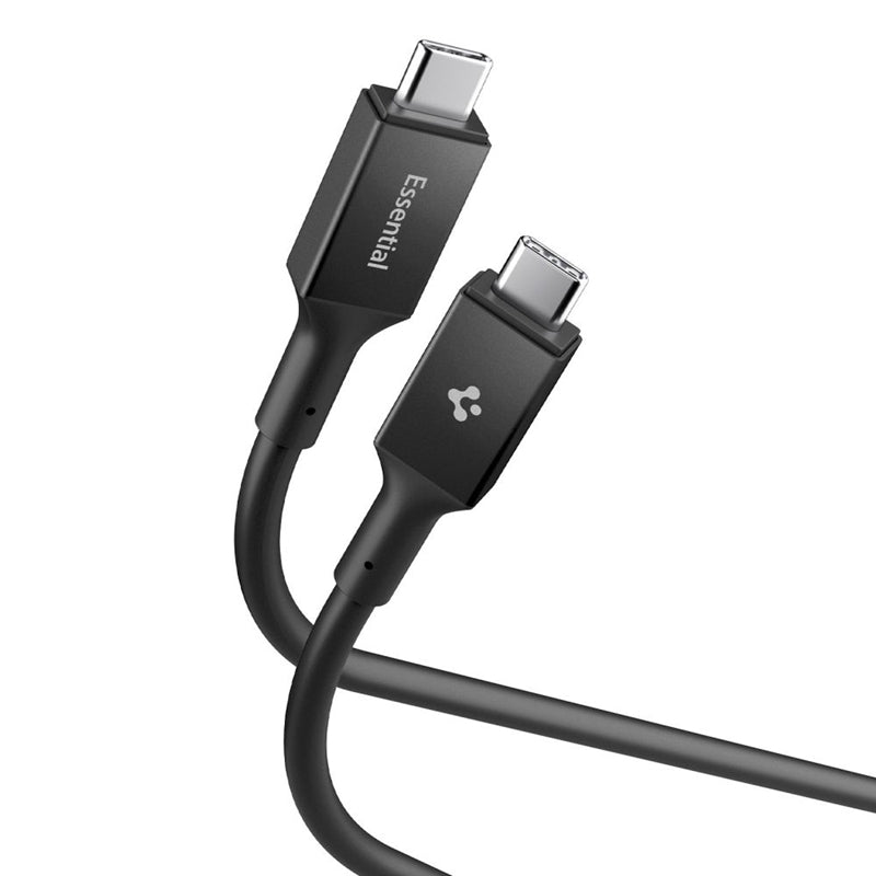 Spigen EB24012CC Essential - Kabel USB-C für USB-C PD 240W 1,2 m (schwarz)