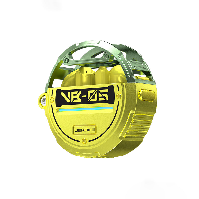 WEKOME VB05 Vanguard Series - Kabellose Kopfhörer Bluetooth V5.3 TWS s Lade- pouzdrem (grün)