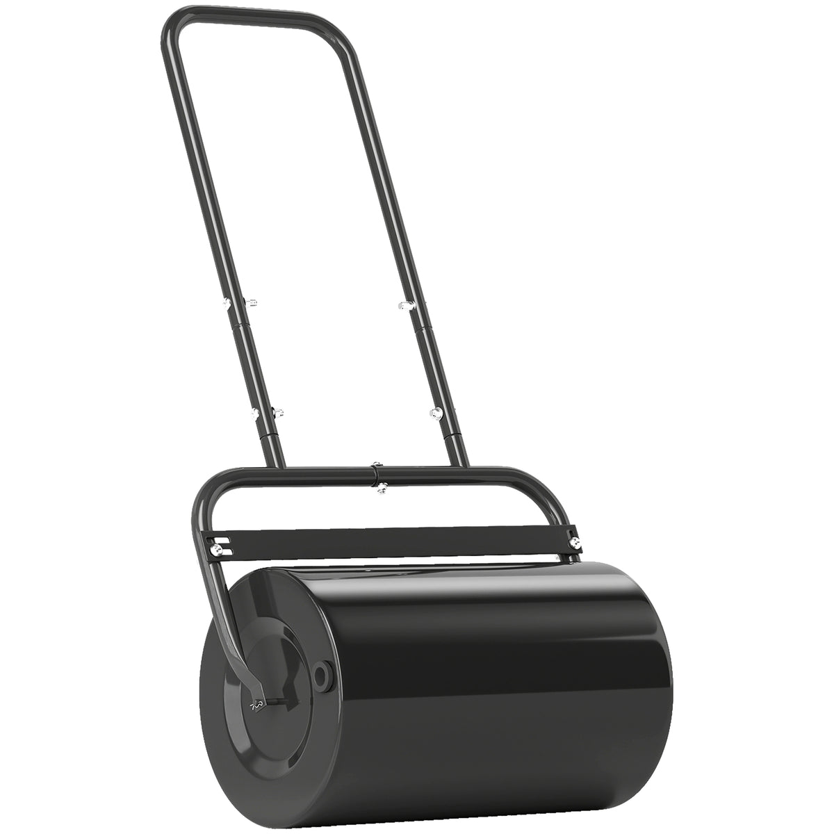 Rasenwalze mit U-Griff, Gartenwalze, Gartenrolle, 32 cm Durchmesser, 38 L Wasser-/62 kg Sand, Metall