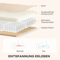 HOMCOM Verstellbares Bettsofa, L-förmiges Gästesofa mit Bettfunktion, Stauraum, Kissen, für Wohnzimmer – Produktabbildung 7