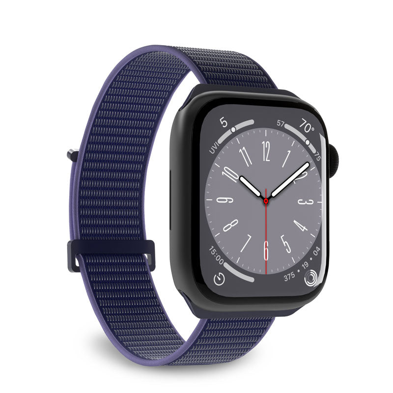 PURO Nylon Sport - Armband für Apple Watch 44/45/46/49 mm (námořnická blau)