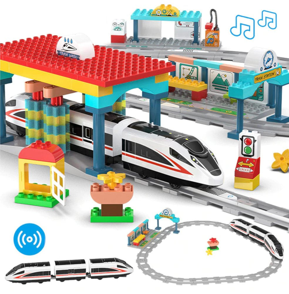 Bausteine Bahnhof CADA 108 Elemente – Produktabbildung 2