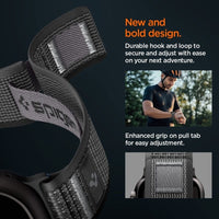 Spigen Athlex Air 2 - Armband für Apple Watch 44/45/46/49 mm (aktivní schwarz / grau) – Produktabbildung 8