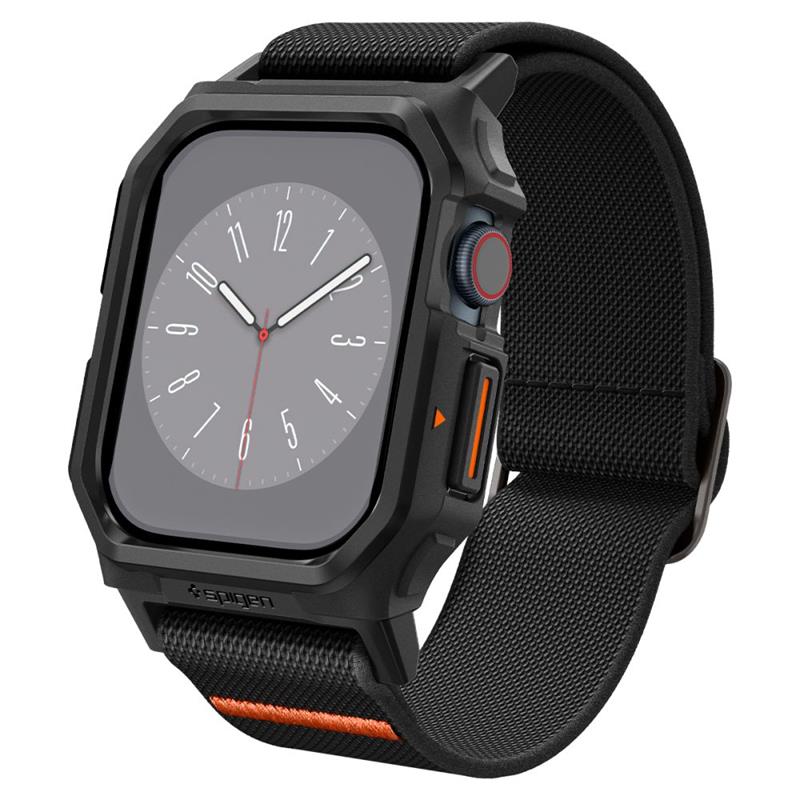 Spigen Lite Fit "Pro" - Hülle s řemínkem für Apple Watch 10 42 mm (matt schwarz)