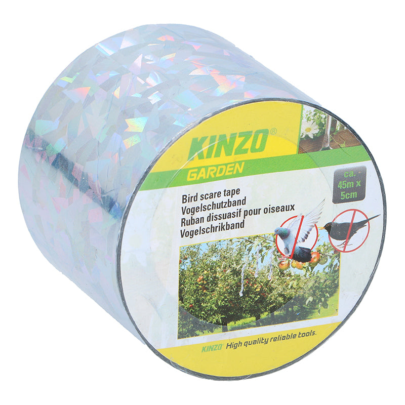 Kinzo - Páska odpuzující ptáky für Garten- stromy, 45 m dlouhá