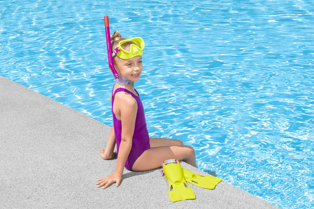 Tauchset Yellow Maske, Flossen, Schlauch Bestway 25039 – Produktabbildung 2