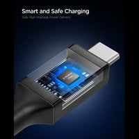 Spigen EB24012CC Essential - Kabel USB-C für USB-C PD 240W 1,2 m (schwarz) – Produktabbildung 3