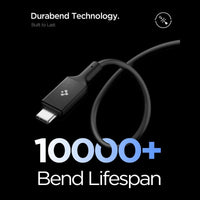 Spigen EB24012CC Essential - Kabel USB-C für USB-C PD 240W 1,2 m (schwarz) – Produktabbildung 5