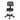 HOMCOM Rollhocker höhenverstellbar mit Rückenlehne Drehhocker 72-84 cm Arbeitshocker 360° drehbar Bürohocker