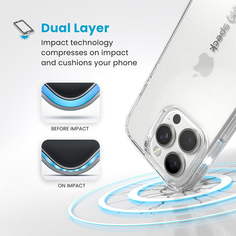 Hülle Speck Gemshell für iPhone 16 Pro (transparent) – Produktabbildung 2