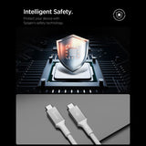 Spigen EB10015CC Essential - Kabel USB-C für USB-C PD 100W 1,5m (weiß) – Produktabbildung 7