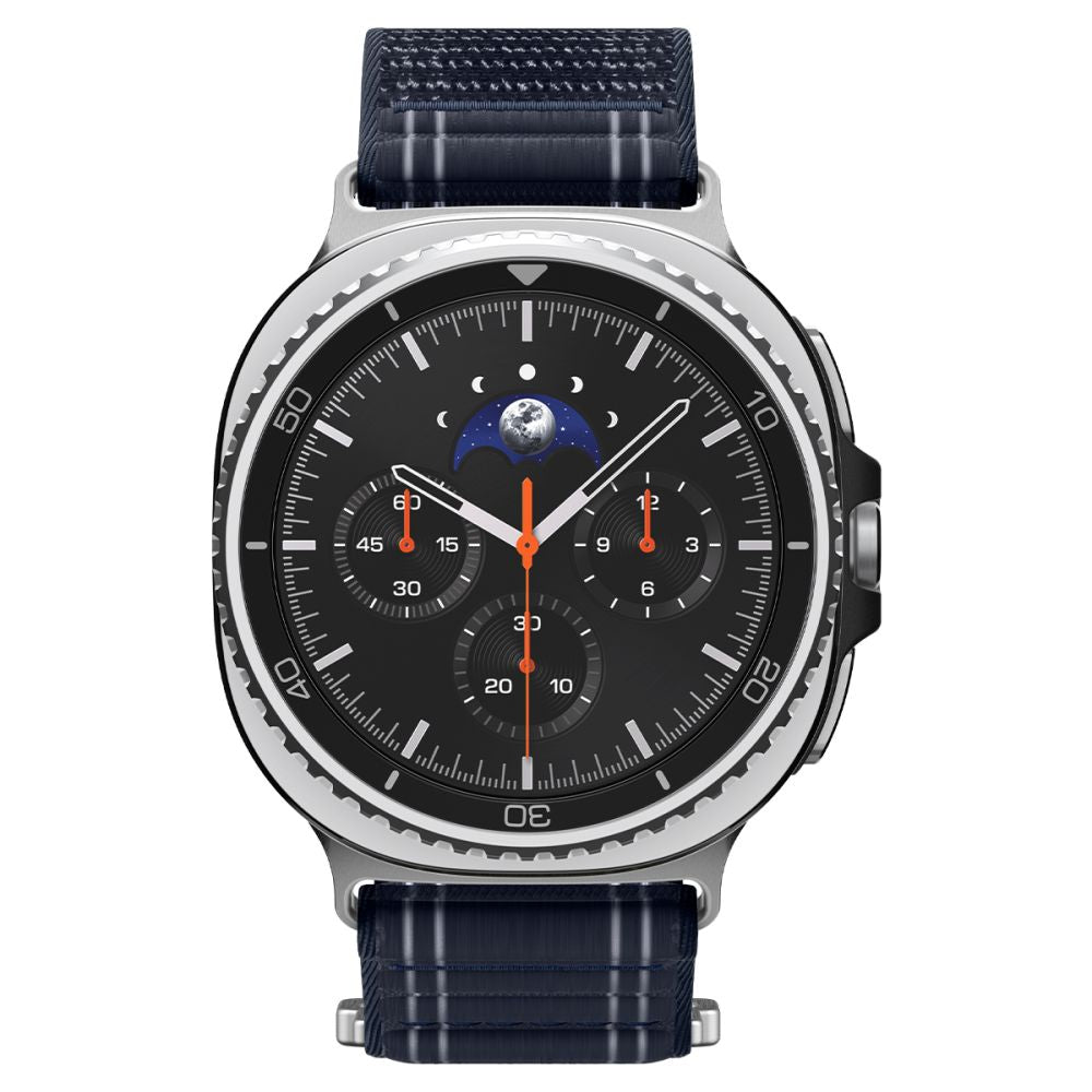 Spigen WBF0 Band - Armband für Samsung Galaxy Watch 8 / 8 Classic 40 / 44 / 46 mm (dunkel blau) – Produktabbildung 2