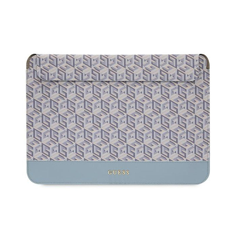 Guess GCube Stripes Computer Sleeve - Hülle für 16" Laptop (blau)