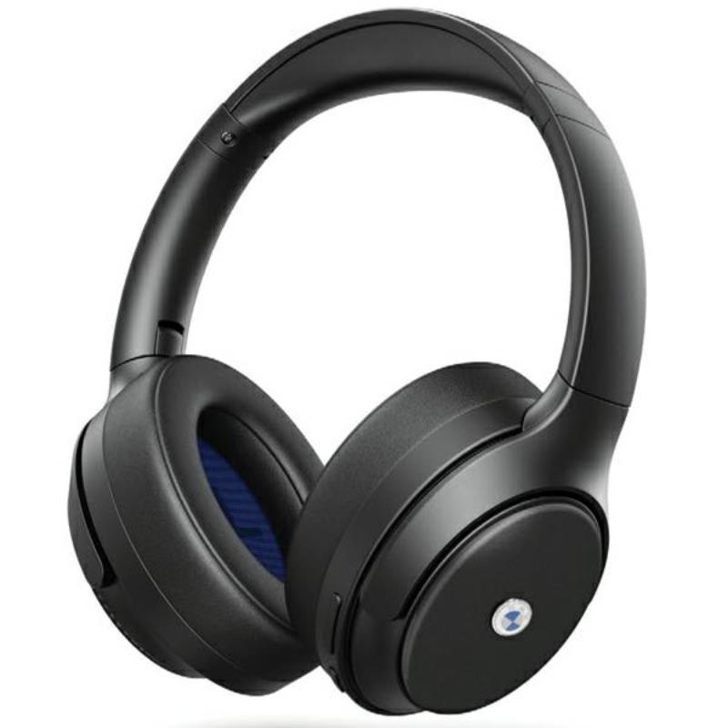 BMW Metal Logos - kabellose Over-Ear- Bluetooth Kopfhörer ANC + ENC (schwarz)