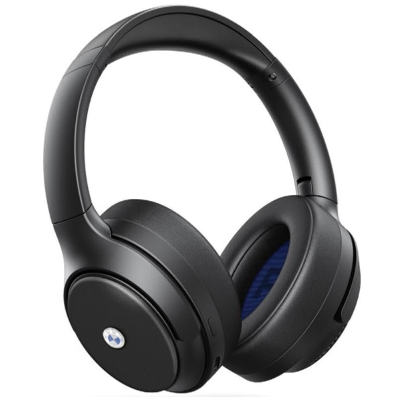 BMW Metal Logos - kabellose Over-Ear- Bluetooth Kopfhörer ANC + ENC (schwarz) – Produktabbildung 2