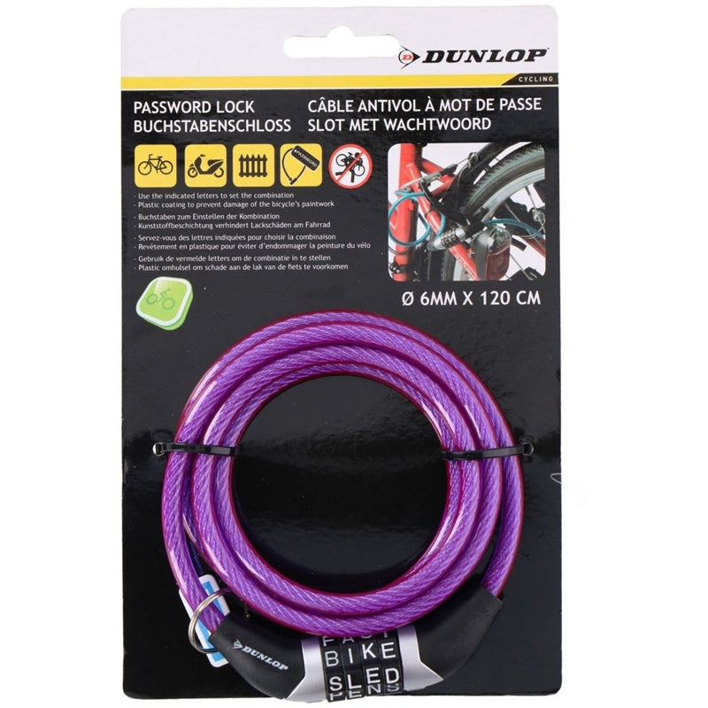 Dunlop - Schloss für kolo s kombinací (violett) – Produktabbildung 2