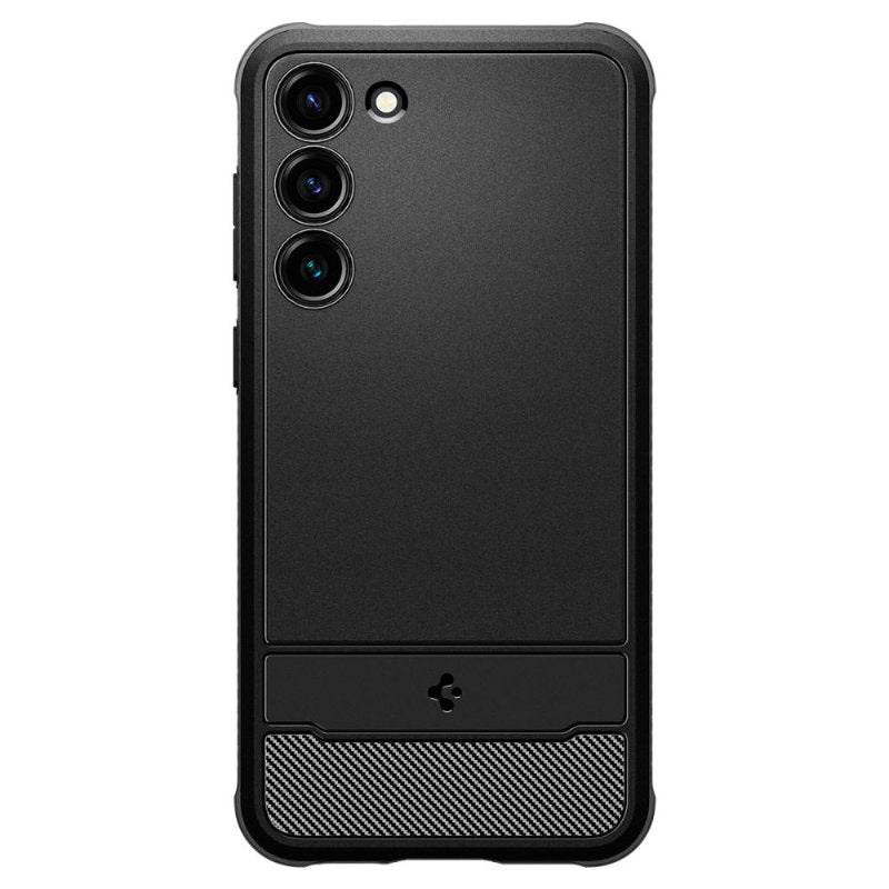 Spigen Rugged Armor - Hülle für Samsung Galaxy S23 (Matte Schwarz)