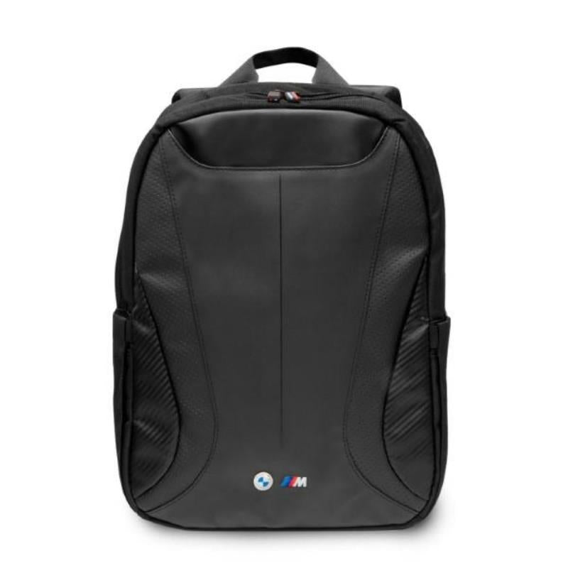 BMW Carbon&Leather Tricolor - Rucksack für Laptop 16" (schwarz)