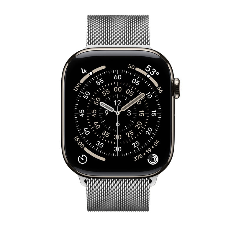 Crong Milano Steel - Armband aus Edelstahl für Apple Watch 44/45/46/49 mm (silber) – Produktabbildung 2