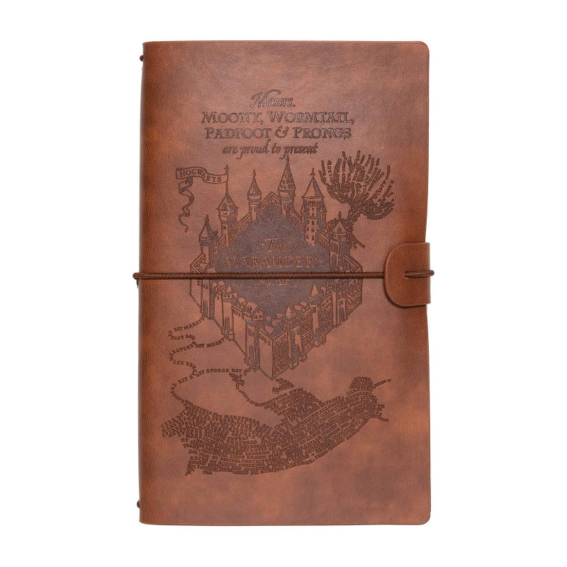 Harry Potter - Leder-Reisenotizbuch 12x19,6 cm (braun)