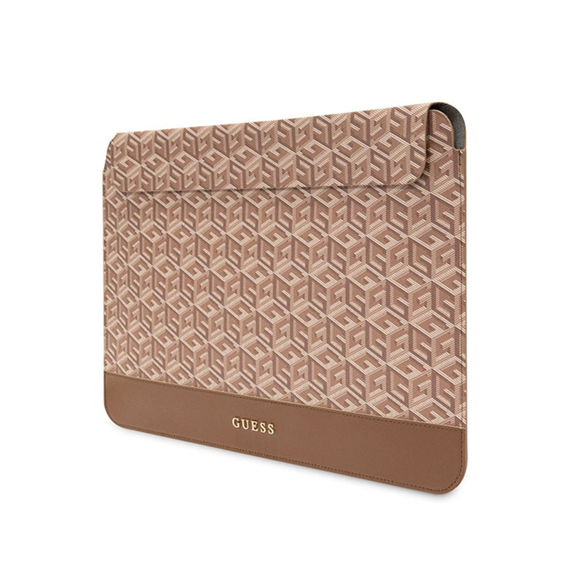 Guess GCube Stripes Computer Sleeve - Hülle für 16" Laptop (braun) – Produktabbildung 2