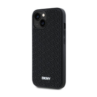 DKNY 3D Rubber Repeat Pattern - Hülle für iPhone 15 Plus (schwarz) – Produktabbildung 2
