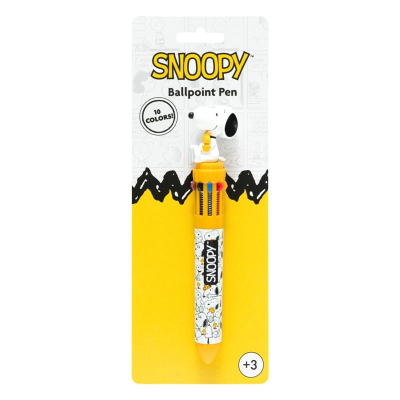 Snoopy - 10barevné automatické Kugelschreiber s 3D figurkou aus der Kollektion Lazy Days
