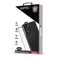 X-Doria Raptic Glass 2 in 1 bunle Kit für Samsung Galaxy S22+ (Screen protector + Camera Lens protector)