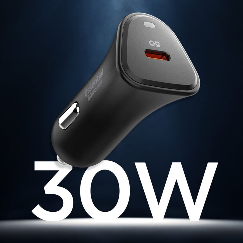 Spigen Essential EV301 - USB-C PD 3.0 PPS 30W Autoladegerät (schwarz) – Produktabbildung 5