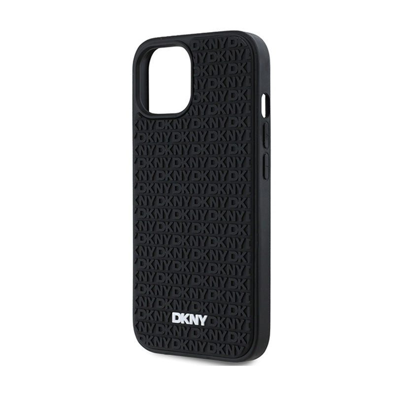 DKNY 3D Rubber Repeat Pattern - Hülle für iPhone 15 Plus (schwarz) – Produktabbildung 6