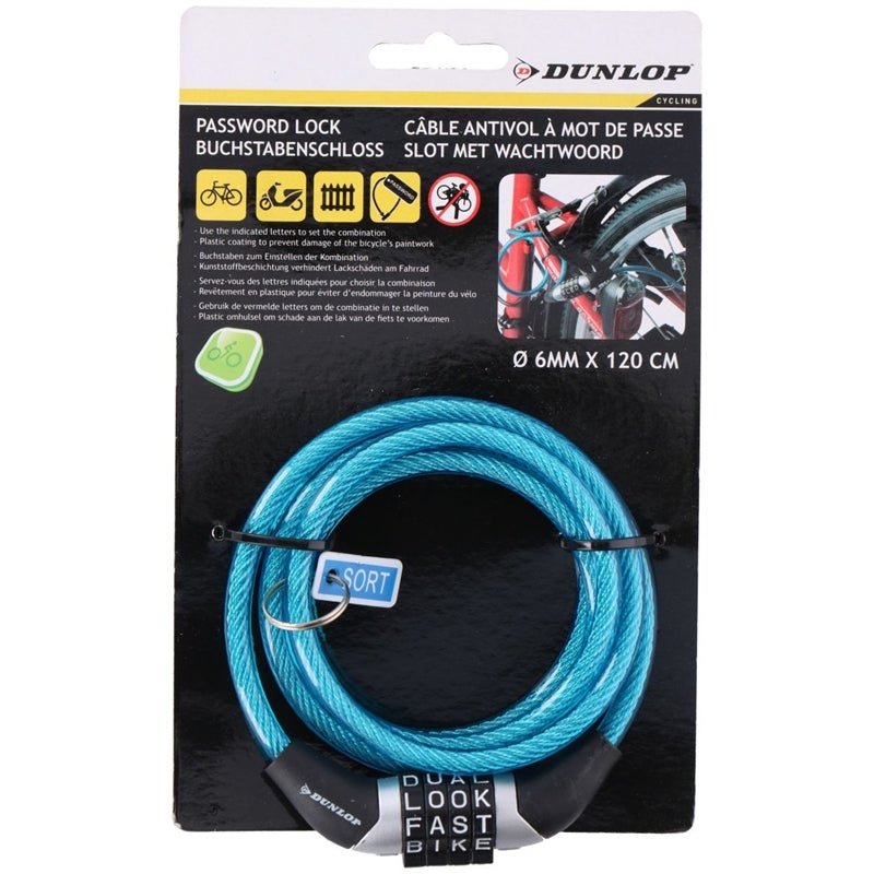 Dunlop - Schloss für kolo s kombinací (blau) – Produktabbildung 2