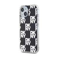 DKNY IML Checkered Mono Pattern - Hülle für iPhone 15 Plus / 14 Plus (schwarz) – Produktabbildung 2