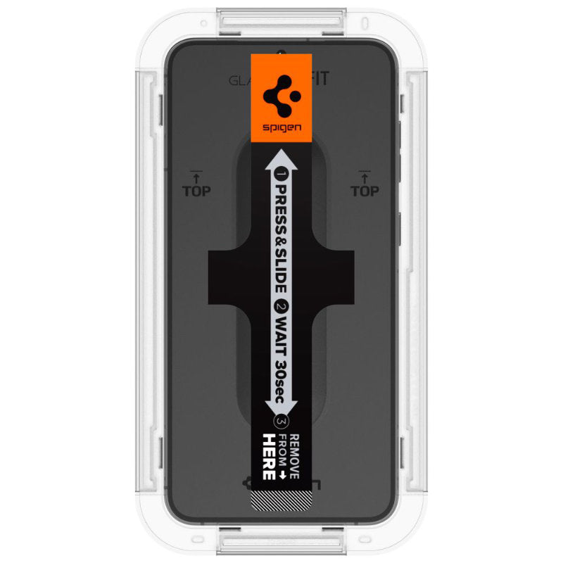Spigen Glas.TR EZ Fit - gehärtetes Glas für Samsung Galaxy S23 2 Stk. (Transparentní) – Produktabbildung 2