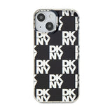 DKNY IML Checkered Mono Pattern - Hülle für iPhone 15 Plus / 14 Plus (schwarz) – Produktabbildung 3
