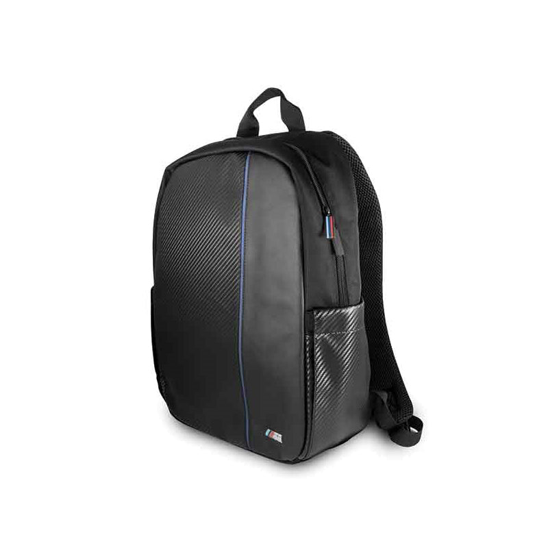 BMW Carbon Navy Stripe - 16" Rucksack für Laptop (schwarz) – Produktabbildung 2