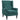 HOMCOM Eleganter Ohrensessel, dick gepolstert, abnehmbarer Bezug, 74 x 86 x 102 cm, Dunkelgrün