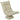 HOMCOM Bodensessel mit 5-fach verstellbarer Rückenlehne, drehbar, moderner Polsterstuhl, Beige