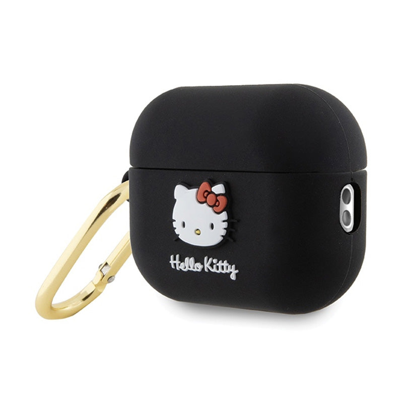 Hello Kitty Silicone 3D Kitty Head - Hülle für AirPods Pro 2 (schwarz) – Produktabbildung 3