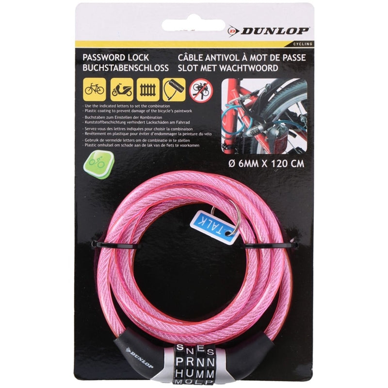 Dunlop - Schloss für kolo s kombinací (rosa) – Produktabbildung 2