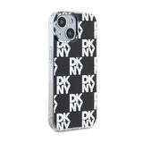 DKNY IML Checkered Mono Pattern - Hülle für iPhone 15 Plus / 14 Plus (schwarz) – Produktabbildung 4