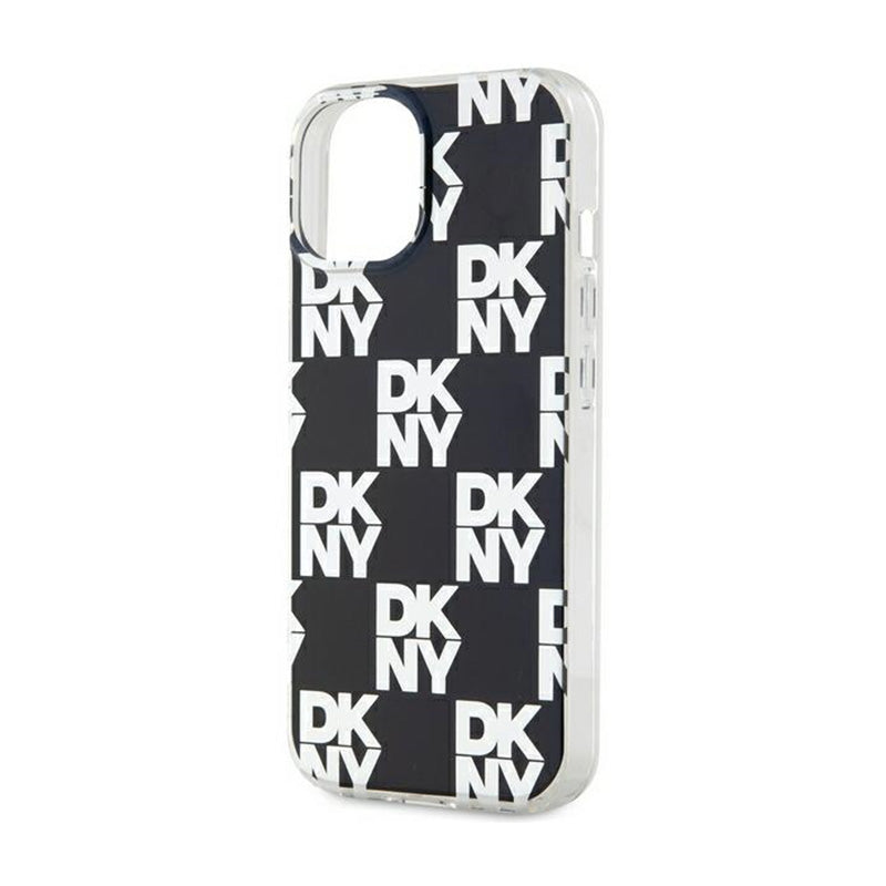 DKNY IML Checkered Mono Pattern - Hülle für iPhone 15 Plus / 14 Plus (schwarz) – Produktabbildung 6
