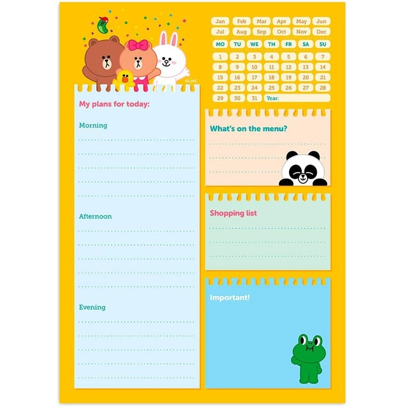 BT21 LINE FRIENDS - Denní plánovač A5 – Produktabbildung 2