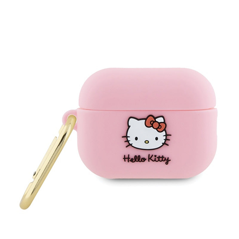 Hello Kitty Silicone 3D Kitty Head - Hülle für AirPods Pro 2 (rosa)