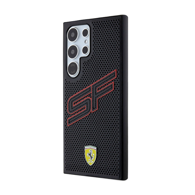 Ferrari Big SF Perforated - Hülle für Samsung Galaxy S24 Ultra (schwarz) – Produktabbildung 2