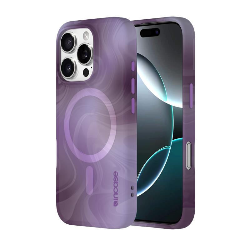 Incase Halo Case MagSafe - Hülle für iPhone 16 Pro (Oil Slick Lilac)