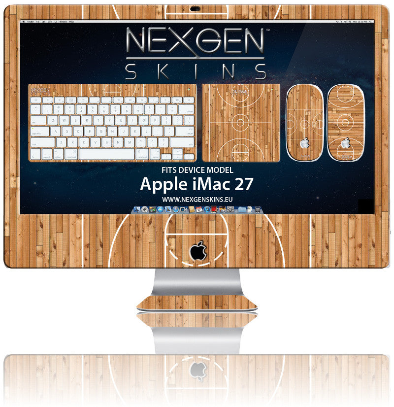 Jiný Nexgen Skins with 3D effect for iMac 27" (Hardwood Classic 3D)