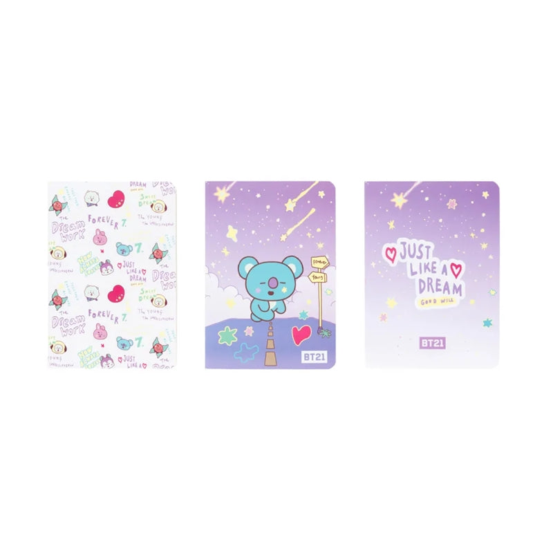 BT21 - Set Hefte KOYA A6 (3 Stück) – Produktabbildung 2